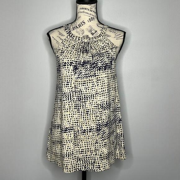 Loveappella SMALL Agather Printed Halter Knit Top - Stitch Fix Patterned Blouse - Picture 10 of 10